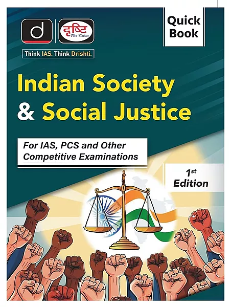 Drishti Quick Book Indian Society & Social Justice