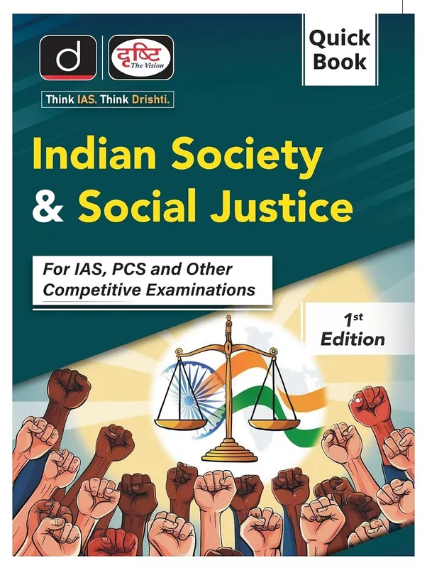 Drishti Quick Book Indian Society & Social Justice
