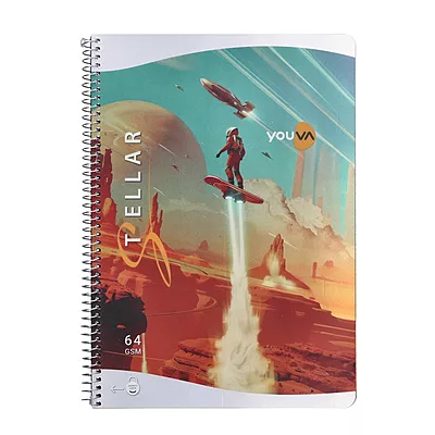 Youva Spiral Notebook Single Line 240 Pages Stellar 24248